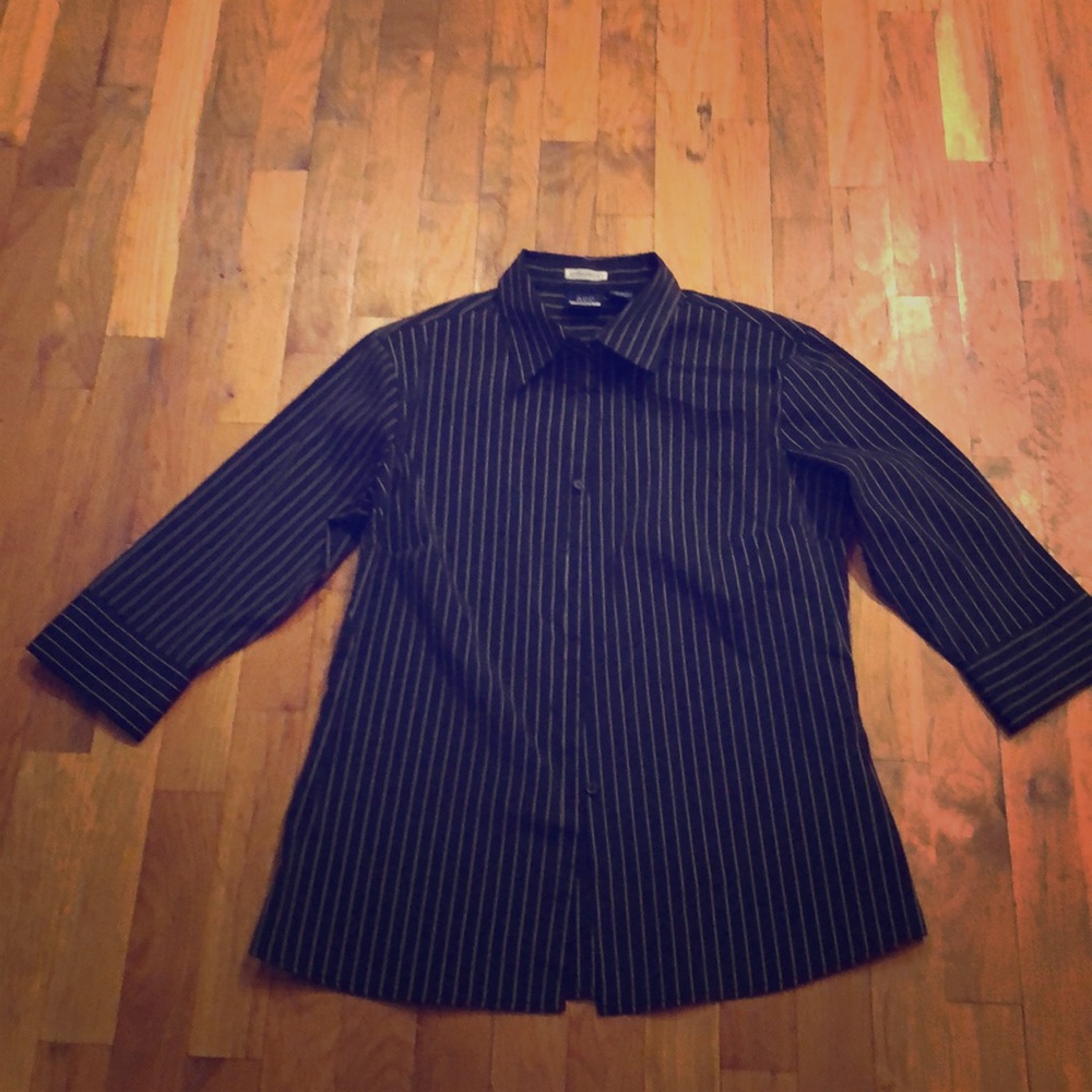 DCC missy stretch striped shirt